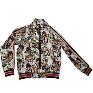 G-Style USA Men’s Size S Tiger Print Track Jacket